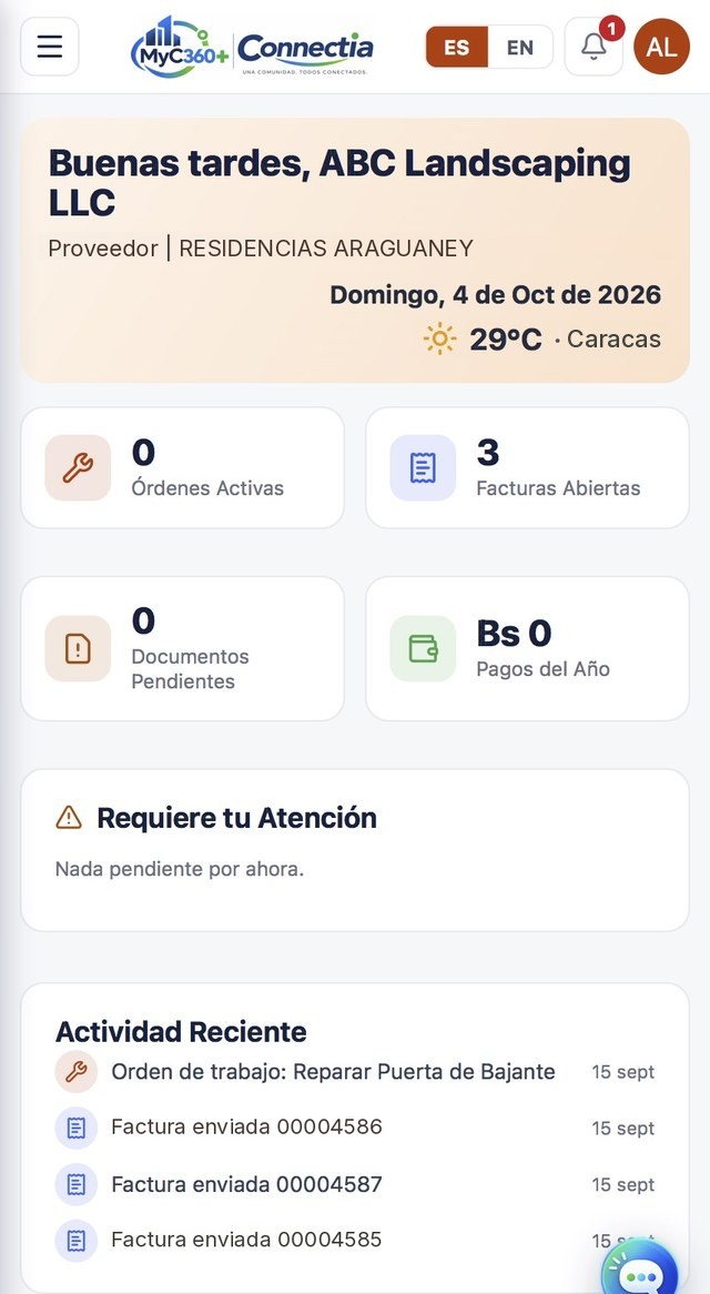 Portal del proveedor