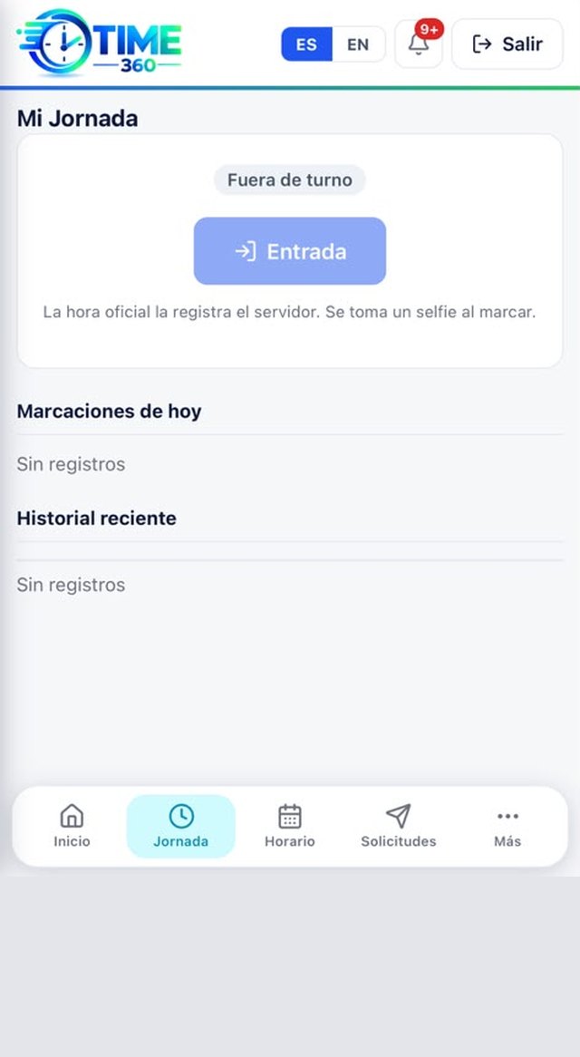 Mi Jornada: marcar entrada y salida desde el teléfono
